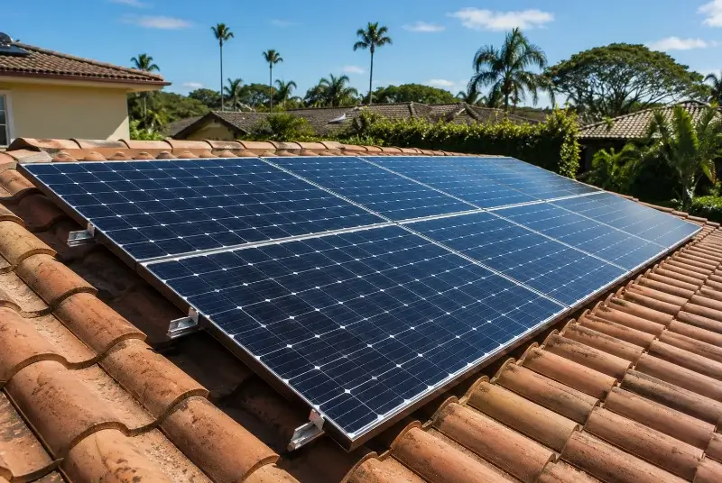 Installation de panneaux solaires à Turquant